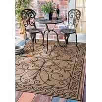 nuLOOM Kathleen Krem Indoor/Outdoor Area Rug, 7' 6" x 10' 9", Brown