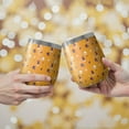 thumbnail image 2 of Halloween Pattern 12oz Stainless Steel Insulated Wine Tumbler with Lid and Straw – Double Wall Vacuum Mug for Hot & Cold Drinks, 304 Steel Interior, Sweat-Free Design. Trick or Treat !, 2 of 5