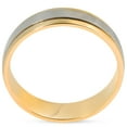 thumbnail image 2 of Pompeii3 Platinum & 18k Yellow Gold Two Tone Polished Comfort Fit Wedding Band Set, 2 of 4
