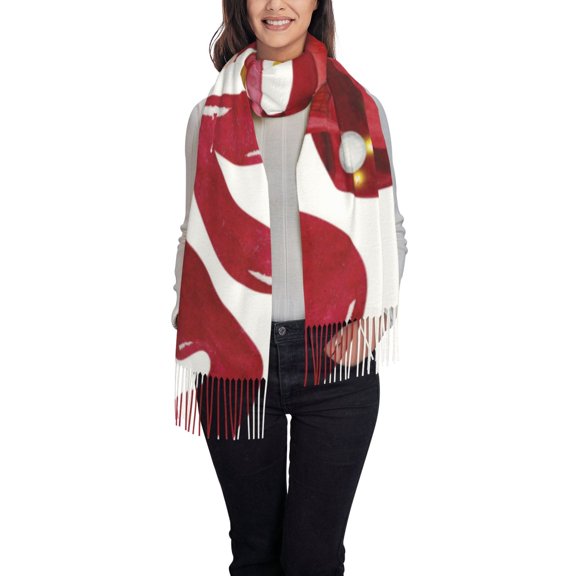 Xecao Truck With Gnomes Pattern Womens Winter Scarf Fall Scarf Oversized Large Scarf for Women Warm Shawl Wrap