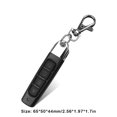 thumbnail image 3 of facefd ABS Garage Door Remote Control Portable Replacement Battery Powered Stylish Rolling Gate Copier Key Transmitter with Keyring, 3 of 5
