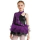 thumbnail image 4 of Niñas pequeñas, gimnasia brillante, patinaje artístico, falda de tul, vestido de leotardo, vestido de baile de Ballet, Ropa de baile de Jazz, disfraz de Hip Hop, 4 of 5