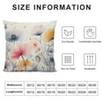 thumbnail image 5 of JEUXUS  Watercolor Floral Pillow Cover, Floral Throw Pillow Case, Decoration for Home Sofa Couch Bed, Gifts for Family Friend,, 5 of 5