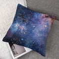 thumbnail image 7 of Pillow Cover with Starry Sky Galaxy Theme Star Series Outer Space Universe Magical Art Cloud Astronomy Decoration Sofa Cushion  1 set of 2, various sizes, 7 of 7