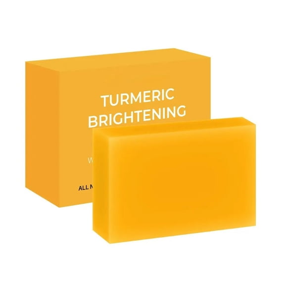 Turmeric Bar Soap,Turmeric Face Wash,Turmeric Soap Bar, Turmeric Cleansing Soap Bar For Face and Body, Turmeric Skin Care Soap, Natural Skin Brightening Soap(Orange 100g/3.53oz)