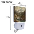 thumbnail image 4 of Yayeee LED Night Light for The Home Plug in With Light Sensors 2 Pack, Snow Mountains, 4 of 6