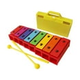 thumbnail image 1 of EIMELI Xylophone Percussion Rhythm Instrument Toy With 2 Mallet Handheld Case For Baby Children, 1 of 10