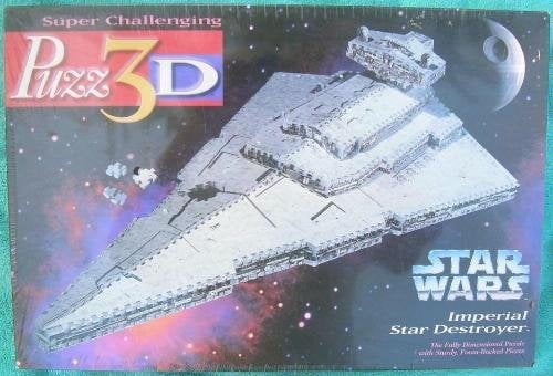 Puzz 3d Puzzle Star Wars Imperial Star Destroyer 823 Pcs Factory 1996 for sale online 