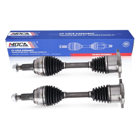 MOCA AUTOPARTS 2x Front Left & Right CV Axle Assembly Fit for 2002-2006 Cadillac Escalade EXT & 2000-2005 Chevrolet Suburban 1500 & 2001-2006 GMC Yukon