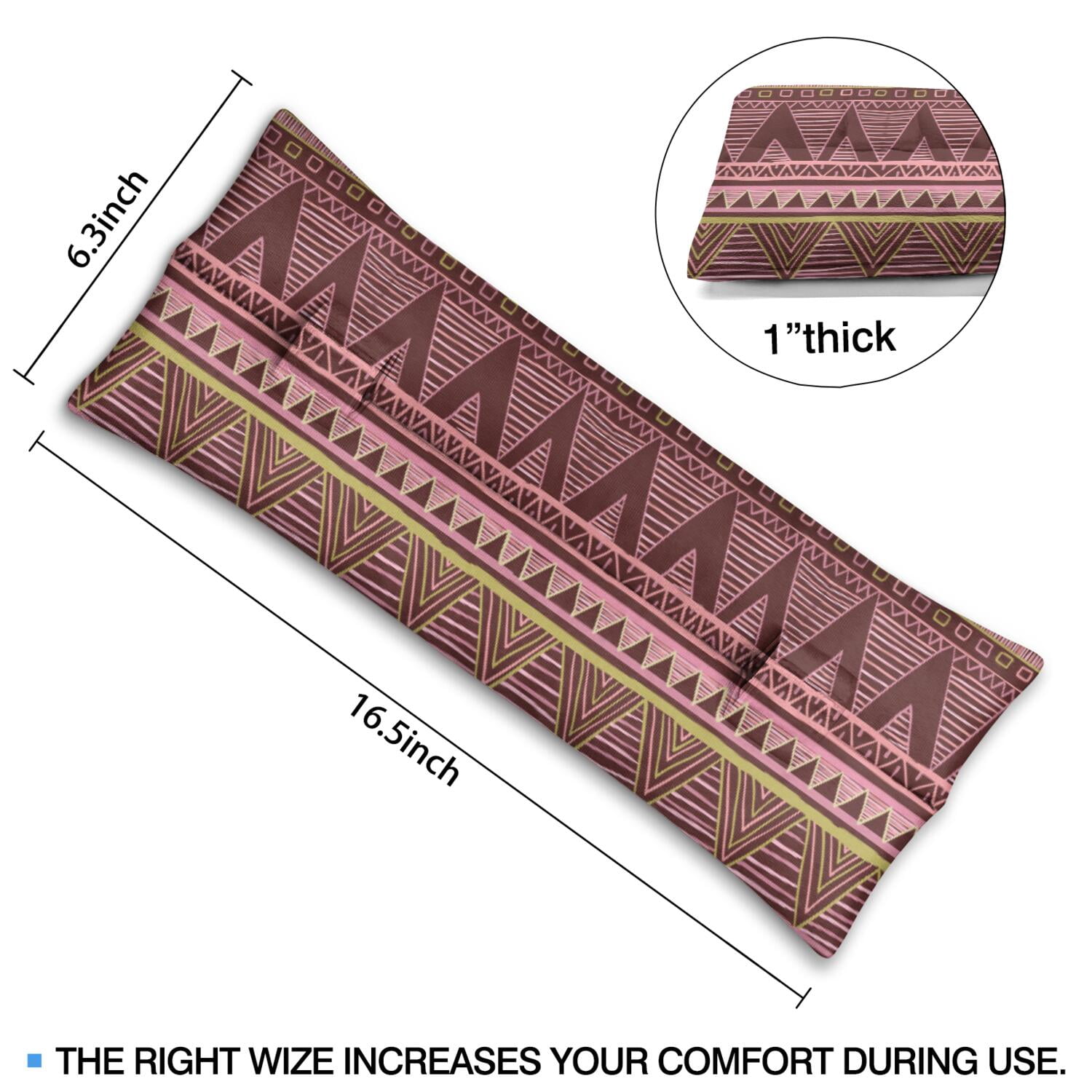 Seat Belt Pillow for Post-Surgery Soft Protective Mastectomy Cushion with Velcro Straps, Comfortable for Heart Surgery & Chemo Port Recovery (Bohemian Floral)