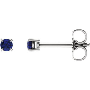 Jewels By Lux Set 925 Sterling Silver Pair Polished Cubic Zirconia Earrings With Backs