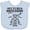 AE-Light Blue, variant on Inktastic Future Robotics Engineer Boys or Girls Baby Bib