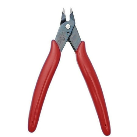 

Wire Flush Cutters Electronic Model Sprue Wire Clippers Ultra Sharp and Precision CR-V Side Cutting nippers Ideal for Clean Cut and Precision Cutting Needs