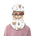 thumbnail image 4 of 2025 Children's Ski Face Guard Riding Face Guard Cartoon 3D Cat Ski Face Face Guard With Ears Music Festivals Raves Ski Halloween Party Keep Warm Windproof Outdoor Activities Ski Boot Covers, 4 of 5