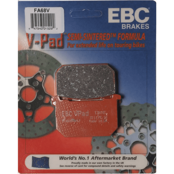 EBC Brakes FA68V; Brake Pads V-Series