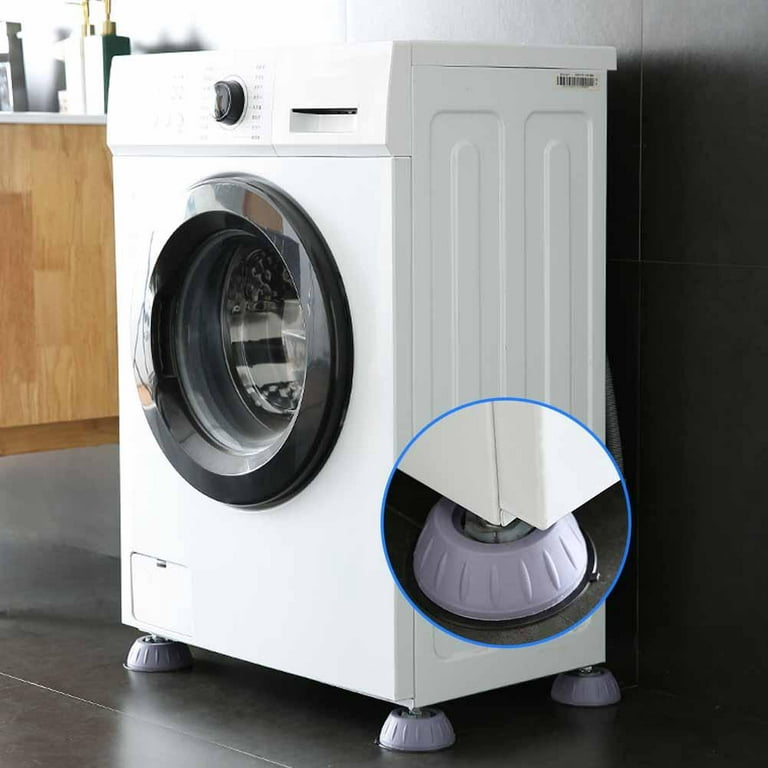 SEISSO Anti Vibration Pads for Washing Machine, Anti Vibration Pads Prevent  Washer & Dryer Moving Shaking Walking, Noise Dampening Anti Vibration