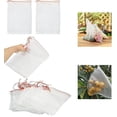 thumbnail image 4 of 100 Pcs Fruit Protection Bag Mesh Bag Against Insects Plant Protection Bag With Drawstring Anti-insect Mesh Bags Insect Bag 20*30cm10*15cm For Grapes,, 4 of 5