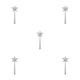 thumbnail image 2 of Ounissouiy Coctelera de especias con interesante para utensilios de cocina decorativos, contenedor de especias, herramientas de cocina, blanco, Type2 NO2, 2 of 6