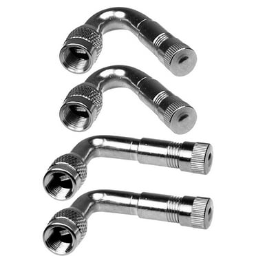 4 Pcs Valve Stem Schrader Valve Standard Tire Valves Angle Wheel Tire Adapter 90 Degree Stem