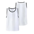 thumbnail image 2 of LEKWK Kids Soccer Jersey Sleeveless Crewneck Casual Team Pinnies Lightweight Breathable Loose Scrimmage Vests Youth Outdoor Training Sports Practice Jerseys, 2 of 5