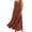 Summer Dresses for Women Plus Size-Brown, variant on Homenesgenics Summer Dresses for Women under $10 Plus Size Women's Sleeveless And Linen Round Neck Solid Color Long Dress With Pocket Brown L
