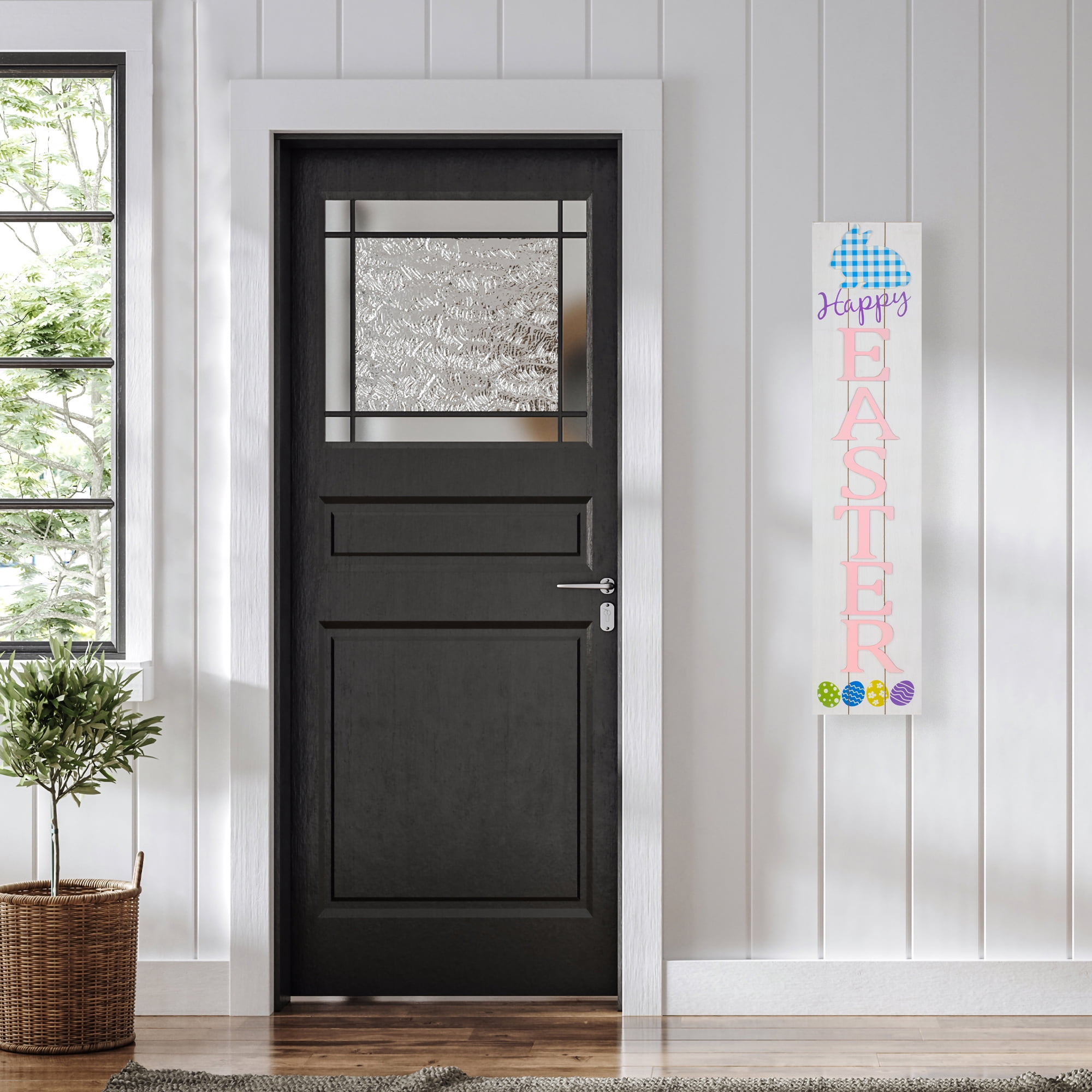 Happy Easter Wooden Wall Sign - 36"