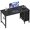 Black, variant on Lufeiya 47 inch Computer Desk with 4 Fabric Drawers, Reversible Writing Work Study Desk for Home Office Bedroom, Modern Simple Student PC Desks, Rustic Brown