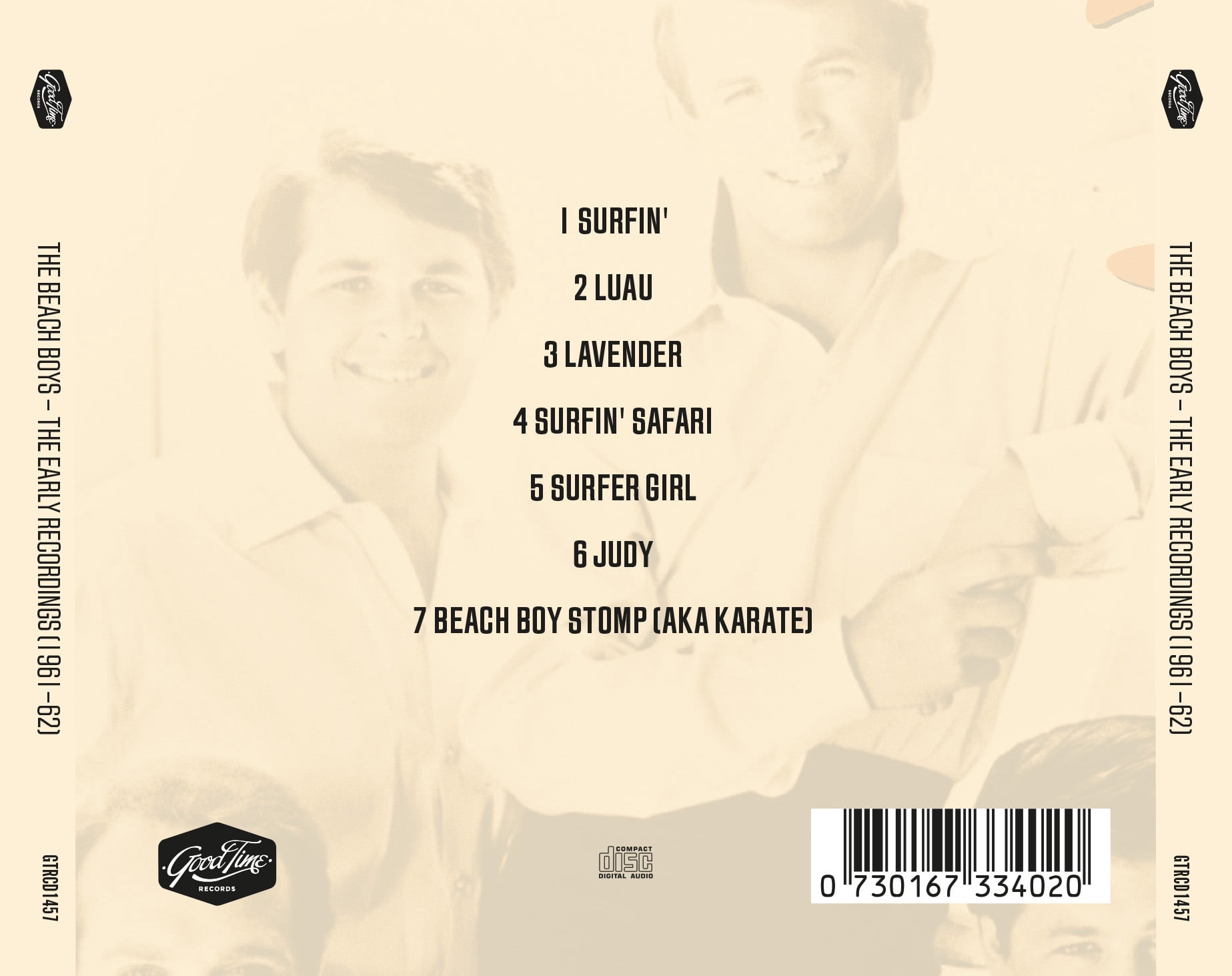 The Beach Boys - Early Recordings (1961-62) - Music & Performance - CD
