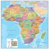 Waypoint Geographic Africa 1:8 Wall Map Laminated Walmart com