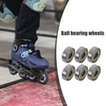 thumbnail image 4 of LIFKOME Ensemble de 30 Roulements de Planche à Roulettes Acier au Carbone Argent Réduction de Friction Patins en Ligne, 4 of 7