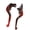 Red, variant on Motorcycle Brakes & Clutches foldable Levers set Quick Fold Mechanism Brake Clutches Levers Comfortable Control for All Rides