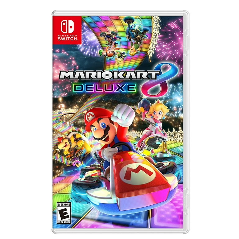 Mario Kart 8 Deluxe Game for Nintendo Switch with Game Caddy