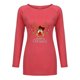 thumbnail image 3 of Pntutb Mujer Casual Cuello Redondo Navidad Manga Larga Estampado Camiseta Top Blusa Pntutb Pntutb-6611, 3 of 7