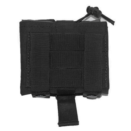 Black Outdoor Tactical Folding Recovery Bag Accessory Bag Multifunctional Small Waist Bag Storage Bag