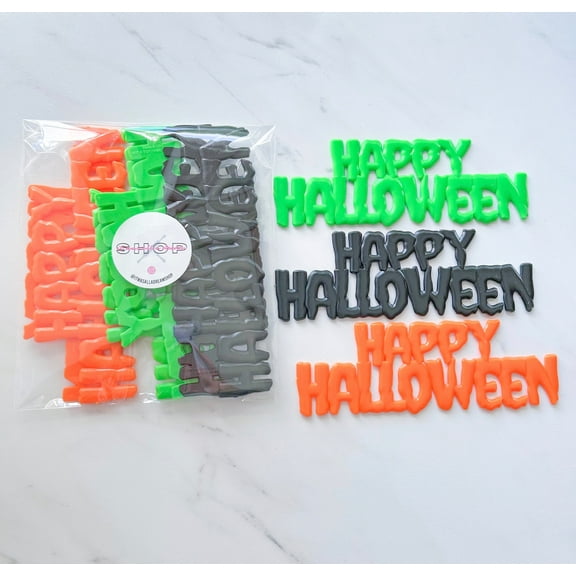 HAPPY HALLOWEEN DRIP TOPPER