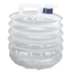 thumbnail image 5 of Contenedor de agua plegable con grifo, jarra portátil para almacenar agua, para acampar al aire libre, senderismo y escalada, 15 l, 5 of 14