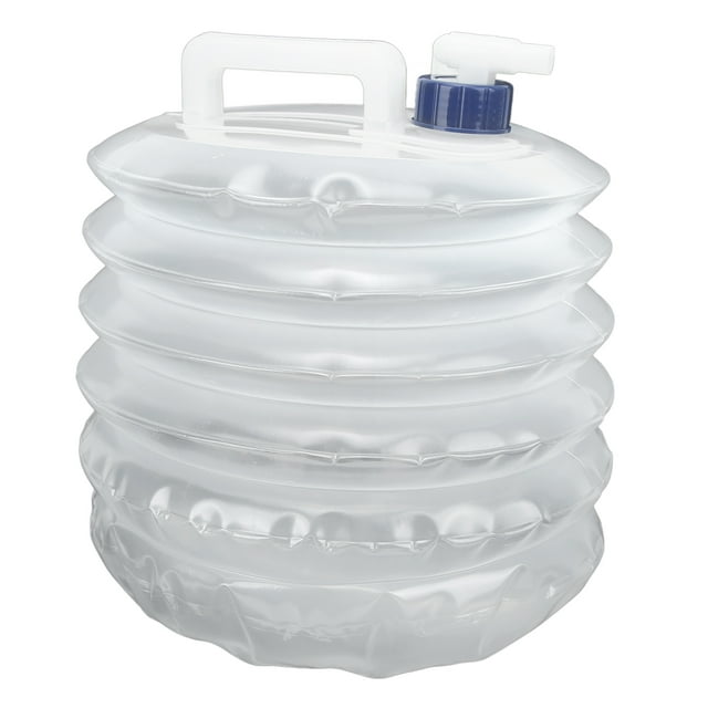 Collapsible Water Container, Foldable Water Container Portable Water Storage Jug Collapsible with Spigot Portable Water Storage Jug Tank Carrier for Outdoor Camping Hiking Climbing