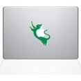 thumbnail image 1 of The Decal Guru 2089-MAC-12M-LG Cat Decal Vinyl Sticker, Green, 12" MacBook, 1 of 1