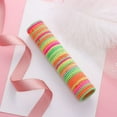 thumbnail image 2 of Girls 50 Piece 3cm Rubber Hair Bands Colorful Children Hair Ties, 2 of 3