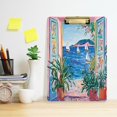 thumbnail image 2 of FORMRS Acrylic Clipboard with Low Profile Clip Standard A4 Letter Size, 12.5" x 9", Seaside Door, 2 of 8