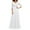 White, variant on Amzcrzy Dresses for Women Womens Dresses Prom Dress Women Appear Thin Three-quarter Sleeve Lace V-neck Lace Stitching Waist Length Dress Dress Casual Dresses for Women