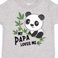 thumbnail image 4 of Inktastic My Papa Loves Me- Cute Panda Boys or Girls Toddler T-Shirt, 4 of 5