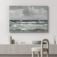 thumbnail image 2 of PixonSign Canvas Print Wall Art Dark Storm Cloud Ocean Waves Nature Wilderness Illustrations Fine Art Decorative Farmhouse/Country Relax/Calm/Cozy Multicolor Zen for Bedroom - 24"x36", 2 of 5