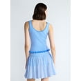 thumbnail image 4 of Free Assembly Women's and Women's Plus Ruffle Hem Knit Tank Top, Sizes XS-4X, 4 of 6