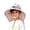 Pink, variant on Kids Sun Hat Solar Fan Hat with Detachable Neck Large Brim Sun Adjustable Cap