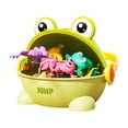 thumbnail image 2 of Divertidos juguetes de rana que rebota, colores surtidos, ranas saltadoras de Pascua, ranas de juguete saltadoras para rellenos de bolsas de regalos, Verde, 2 of 8