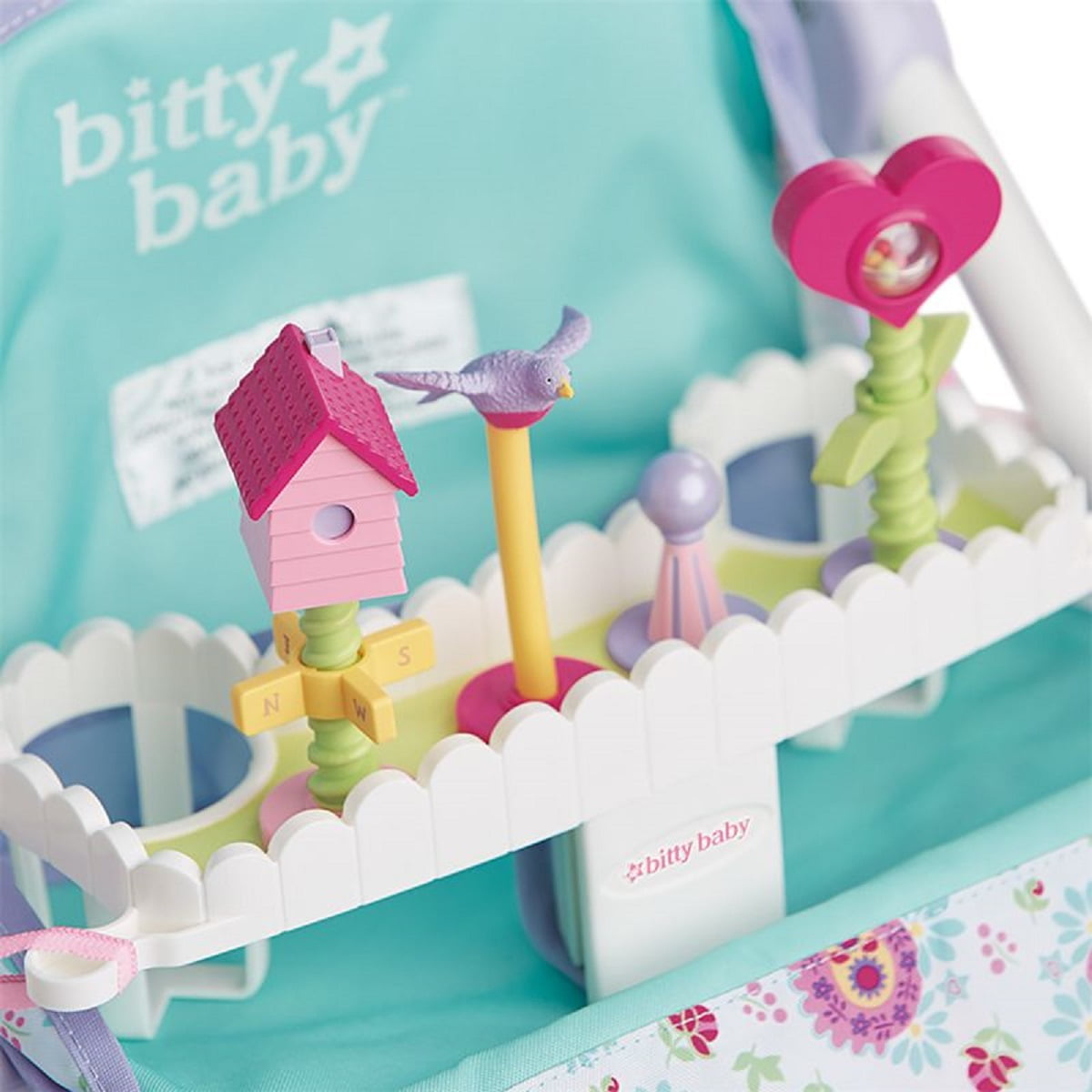 American Girl Bitty Baby Toy Garden for 15 Inch Dolls (Bitty Stroller or Travel Seat Accessory)