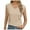 Khaki, variant on Vetement Femme ete 2025 Womens Summer Cap Sleeve Textured Tops V Neck Knit Casual Tops T Shirts Fitted T Shirts Women Compression Shirt Long Sleeve Workout Loose Women Summer Tee Shirt Soft S
