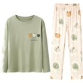 thumbnail image 2 of BILIKEYU Women's Printed Fleece Pyjama Set Loungewear, Women Fall Clothes, Loungewear Sets, Womens Pajamas Set, 2 of 4