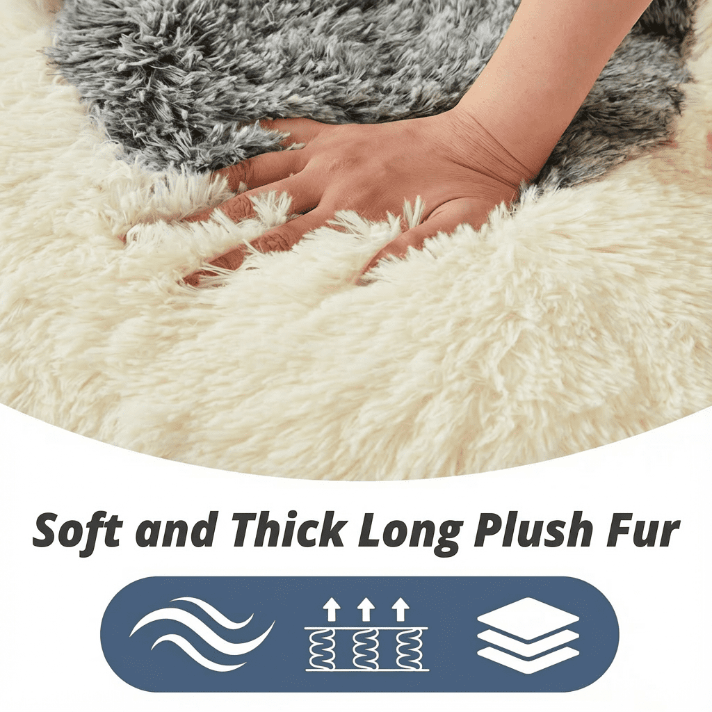 Ebenchico 3.7ft Raccoon Shaped Bean Bag Chair for Adults Teens Kids, Large Beanbag Chairs for Reading Gaming Relaxing, Beige